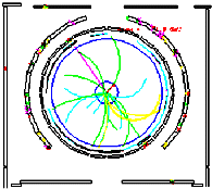 Z vervalt in muon en anti-muon