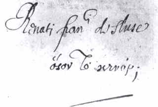 De Sluse, Ex-libris 2