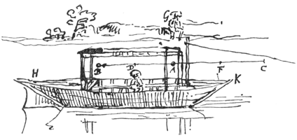 Fig. 14: boot, netter getekend