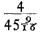 breuk 4 / (45 9/16)