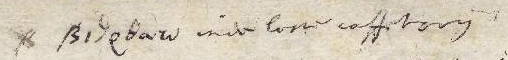 opschrift in manuscript