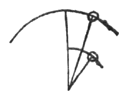 Fig. 4: 2 cirkeldelen, 2 bollen, stralen