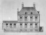 zijgevel van huis Plein