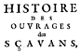 Histoire, titelpagina
