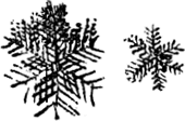 2 sneeuwfiguren van Huygens