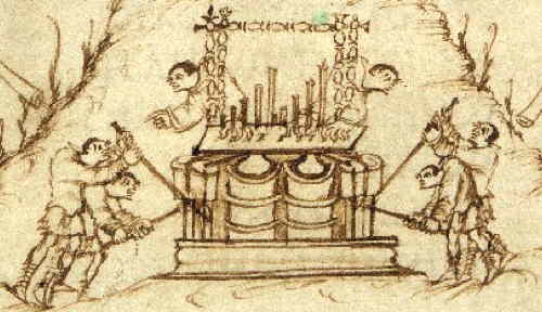orgel met vier pompers