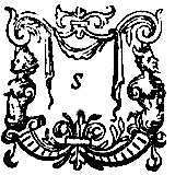 S in ornament