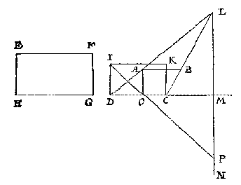 rechthoek, trapezium, lijnen