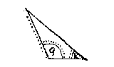 stompe driehoek