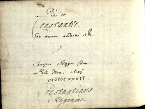 Pie et Constanter