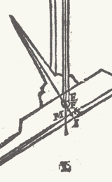 balans, detail bij ophangpunt