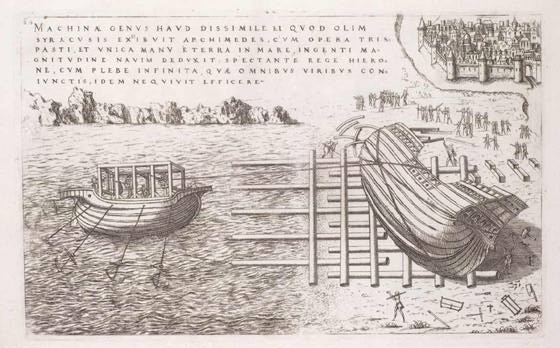 schip van helling trekken