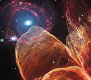 JWST, HH 49, detail