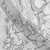 kaart: zonsverduistering over Europa