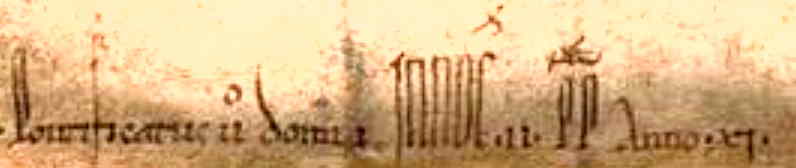 Pontifiatus ... anno .xi.